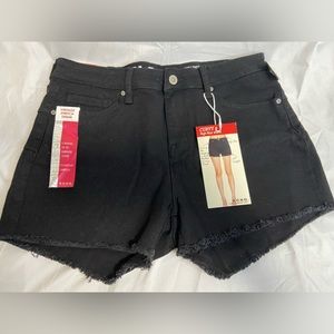 SONG Black Denim Shorts Size 11 NWT